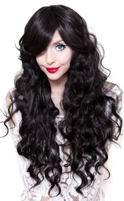 Rockstar Wigs Beauty Classic Wavy Black Wig