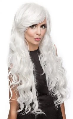 Rockstar Wigs Classic Wavy White Wig Beauty