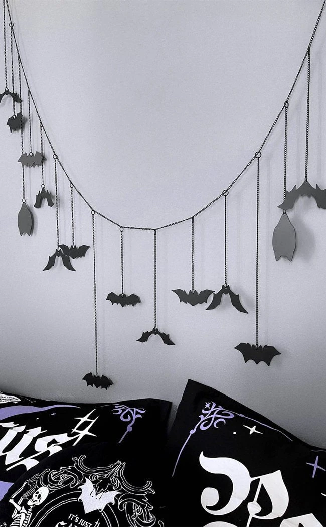 Killstar Colony Of Bats Hanging Banner 3 Killstar Colony Of Bats Hanging Banner