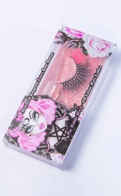 Rose Demon Colour Flare Lashes | The Bubble Witch Beauty