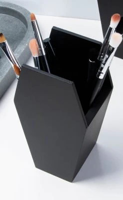 The Haunted Mansion Home & Gifts Contour Catacomb Coffin Brush Holder