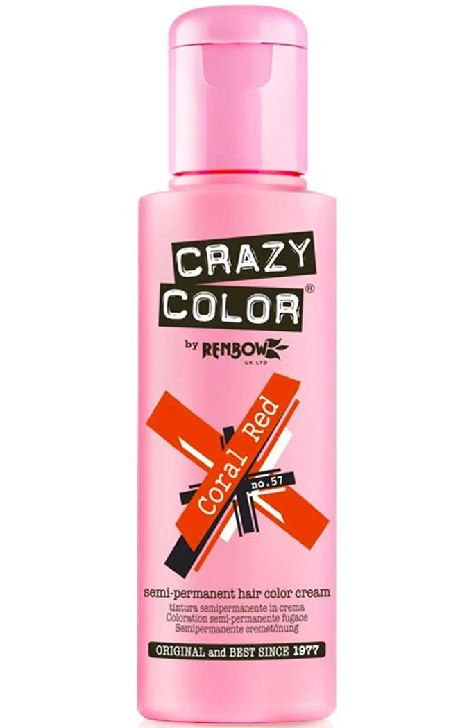 Crazy Color Beauty Coral Red | Hair Colour 5 Crazy Color Beauty Coral Red | Hair Colour