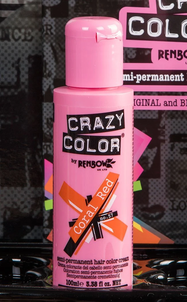 Crazy Color Beauty Coral Red | Hair Colour 3 Crazy Color Beauty Coral Red | Hair Colour