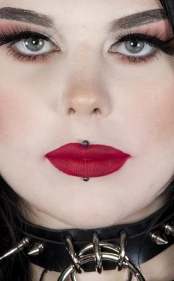 Evil Eye Cosmetics Beauty Corrupt | Ruby Red Matte Lipstick