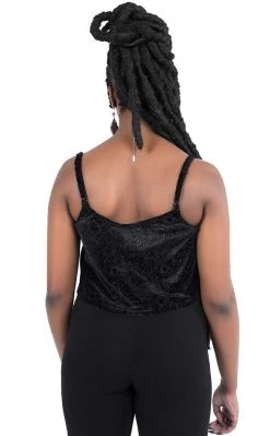 Killstar Cosmic Certainty Velvet Top Clothing