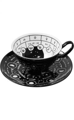 Killstar Home & Gifts Cosmic Tea Cup & Saucer