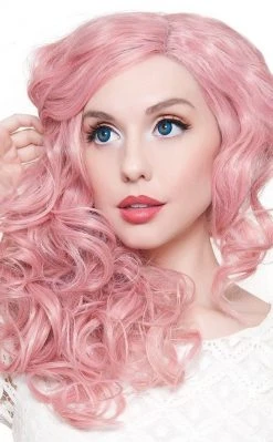 Rockstar Wigs Beauty Cosplay 22" Milkshake Pink Lace Front Wig