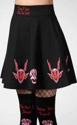 Killstar Covenant Skater Skirt