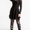 Killstar Clothing Crash Skater Dress | Black 1 Killstar Clothing Crash Skater Dress | Black