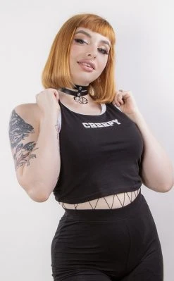 Black Friday Creep Goth Logo Tank Clothing