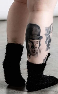 Tragic Beautiful Cosplay ???? Sales Shop 36 Killstar Clothing Cry Wolf Cosy Socks