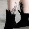 Killstar Clothing Cry Wolf Cosy Socks 2 Killstar Clothing Cry Wolf Cosy Socks
