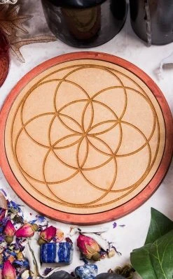 Crystals Crystal Grid For Prosperity Home Decor