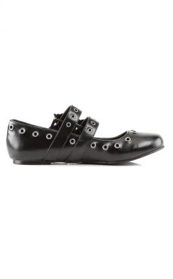 Demonia DAISY-03 Black Flats Shoes