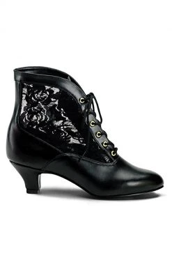 Funtasma DAME-05 Blk Pu-Lace Boots