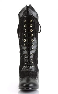 Funtasma DAME-115 Black Lace Boots