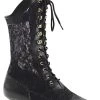 Funtasma DAME-115 Black Lace Boots