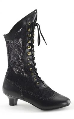 Funtasma DAME-115 Black Lace Boots