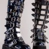 Demonia DAMNED-318 Black Holographic Boots (Au Stock) 2 Demonia DAMNED-318 Black Holographic Boots (Au Stock)