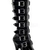 Pleaser DELIGHT-2049 Black Knee High Boots