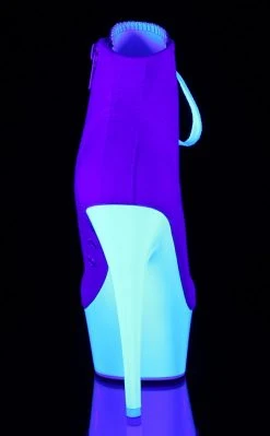 Pleaser DELIGHT-600SK-02 Pink Canvas Heels