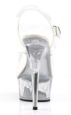 Pleaser Pole Shoes DELIGHT-608 Clear Heels