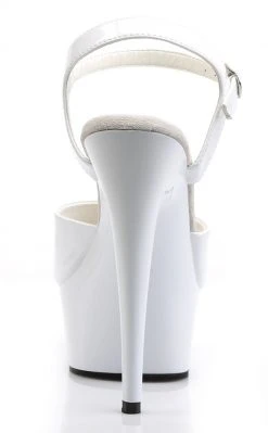 Pleaser Pole Shoes DELIGHT-609 White Heels