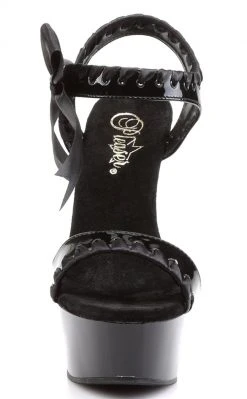 Pleaser DELIGHT-615 Black Heels Pole Shoes