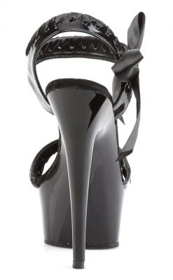 Pleaser DELIGHT-615 Black Heels Pole Shoes