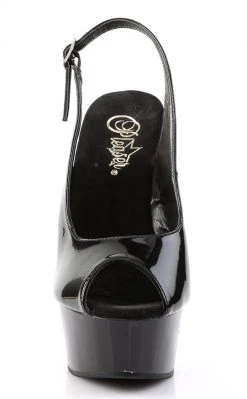Pleaser DELIGHT-654 Black Heels