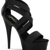 Pleaser DELIGHT-669 Black Heels