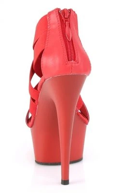Pleaser DELIGHT-669 Red Heels