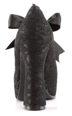 Demonia DEMON-11 Black Mary Jane Heels
