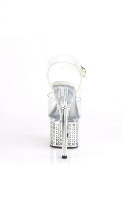 Pleaser DISCOLITE-708FLP Light Up Flower Heels Pole Shoes