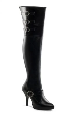 Funtasma DIVA-3006X Blk Str. Pu Boots
