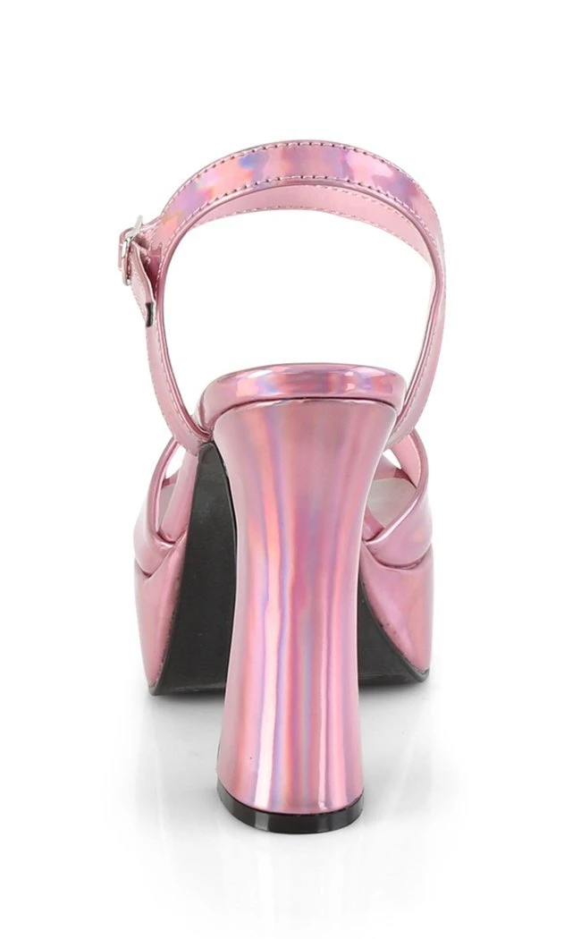 Demonia DOLLY-09 Pink Holographic Mary Jane Heels Shoes 6 Demonia DOLLY-09 Pink Holographic Mary Jane Heels Shoes