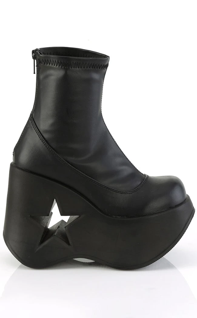 Demonia Shoes DYNAMITE-100 Black Matte Ankle Boots 7 Demonia Shoes DYNAMITE-100 Black Matte Ankle Boots