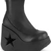 Demonia Shoes DYNAMITE-100 Black Matte Ankle Boots 1 Demonia Shoes DYNAMITE-100 Black Matte Ankle Boots