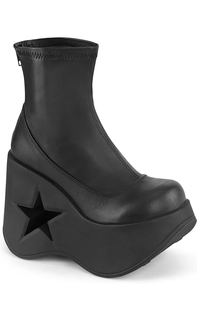 Demonia Shoes DYNAMITE-100 Black Matte Ankle Boots 3 Demonia Shoes DYNAMITE-100 Black Matte Ankle Boots