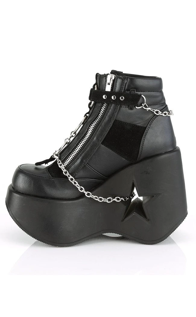 Demonia Shoes DYNAMITE-101 Black Ankle Boots 5 Demonia Shoes DYNAMITE-101 Black Ankle Boots