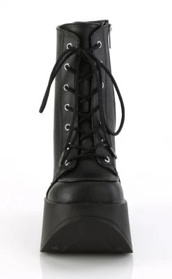 Demonia Shoes DYNAMITE-106 Black Matte Ankle Boots