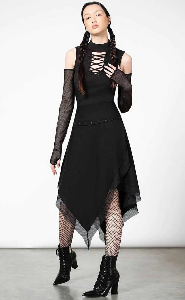 Killstar Dark Half Long Sleeve Top Clothing 5 Killstar Dark Half Long Sleeve Top Clothing