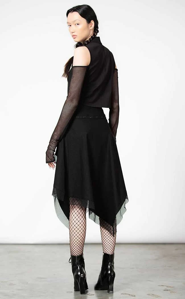 Killstar Dark Half Long Sleeve Top Clothing 9 Killstar Dark Half Long Sleeve Top Clothing