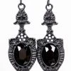 Restyle Dark Mirror Earrings Accessories