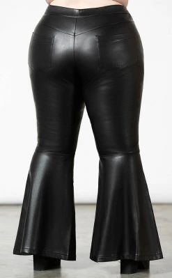 Killstar Clothing Dark Nebula Flared Trousers