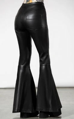 Killstar Clothing Dark Nebula Flared Trousers