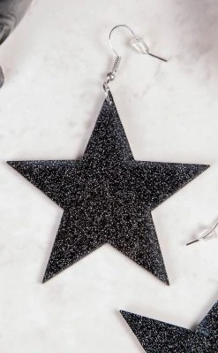 Gothic Jewellery Accessories Dead Galaxy Glitter Earrings