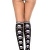 Music Legs Dead Man's Knee Socks