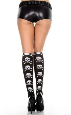 Music Legs Dead Man's Knee Socks
