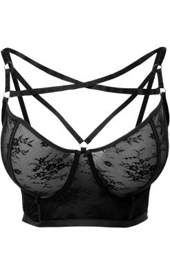 Killstar Deadly Attraction Bra | Black